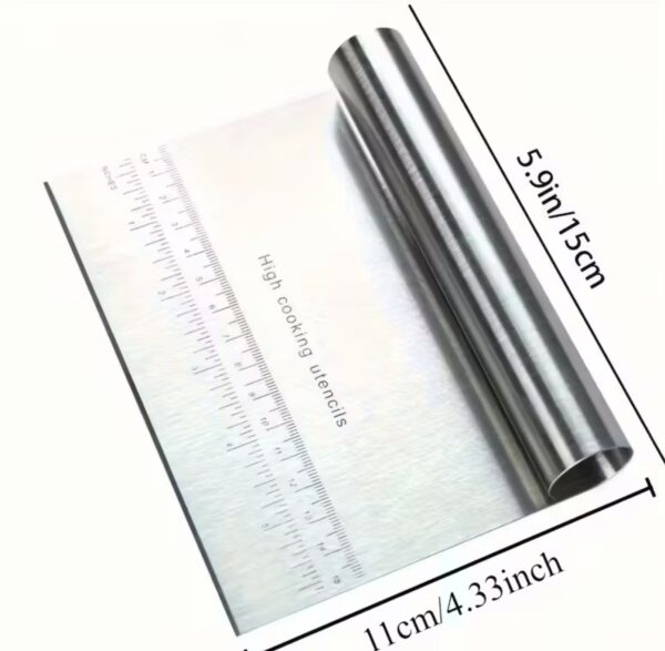 taignalõikur ja lauakraapija roostevabast terasest