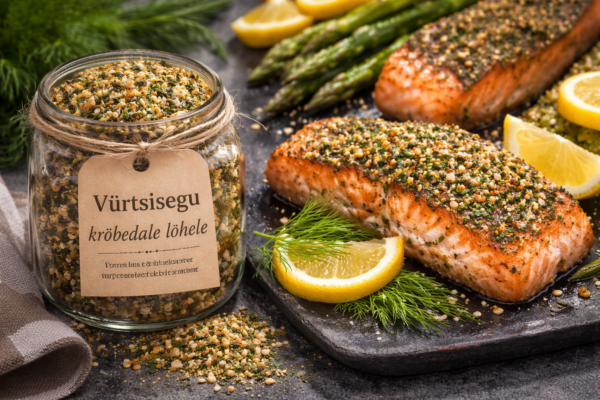 vürtsisegu krõbedale lõhele